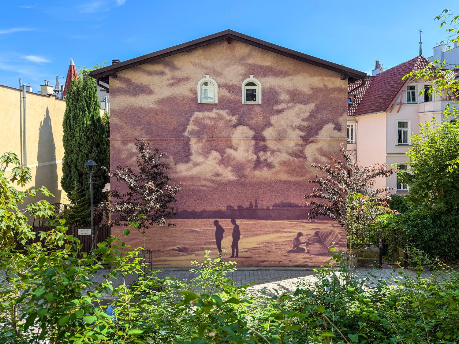 W Sopocie powstał niezwykły mural inspirowany fotografią z 1960 roku