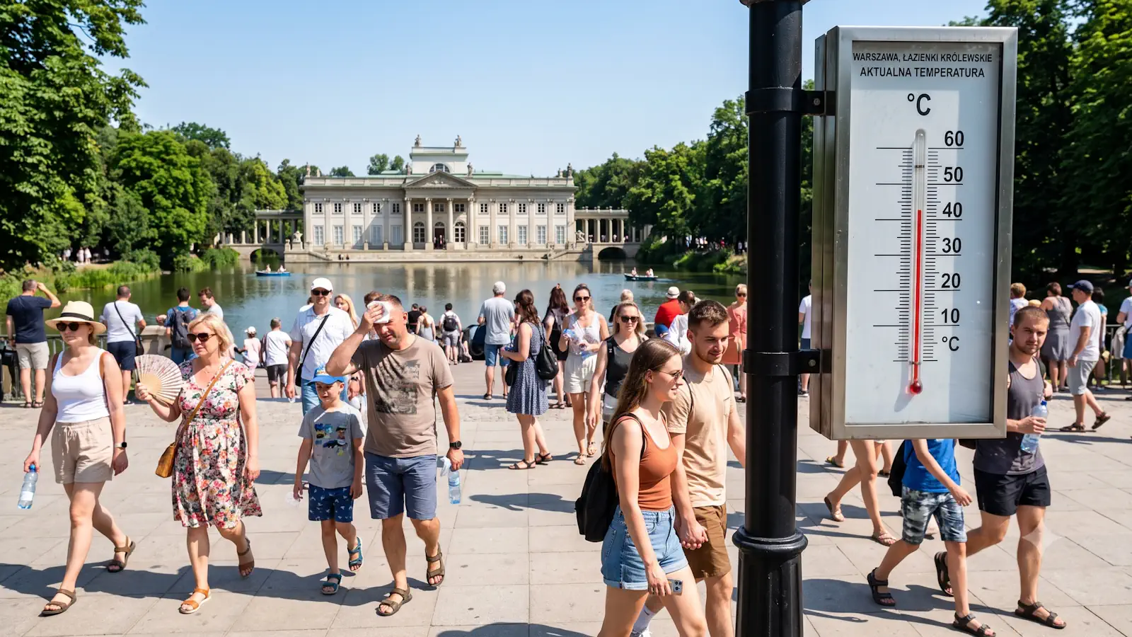 W Warszawie niedługo 31 stopni. Tydzień później wleje się piekielny upał. Będą nawet 44 stopnie