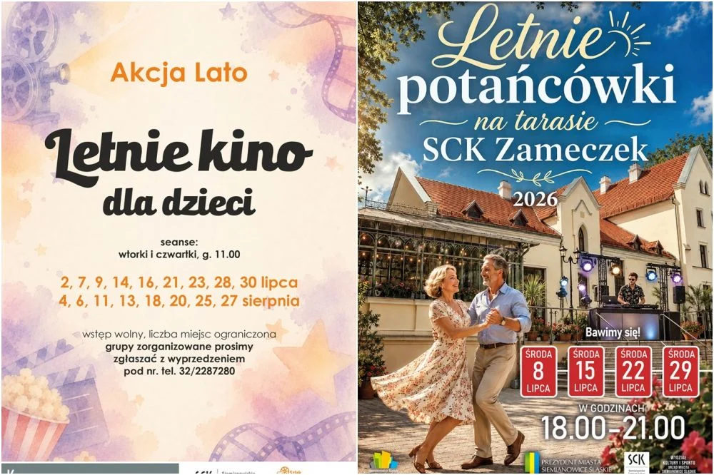 Wakacje pełne atrakcji w Siemianowicach Śląskich. SCK pokazało program na lato