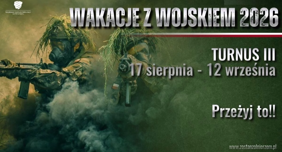 „Wakacje z Wojskiem 3” – Ostatni turnus! Z…