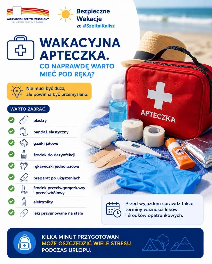 Wakacyjna apteczka – co spakować, by uniknąć stresu na urlopie?