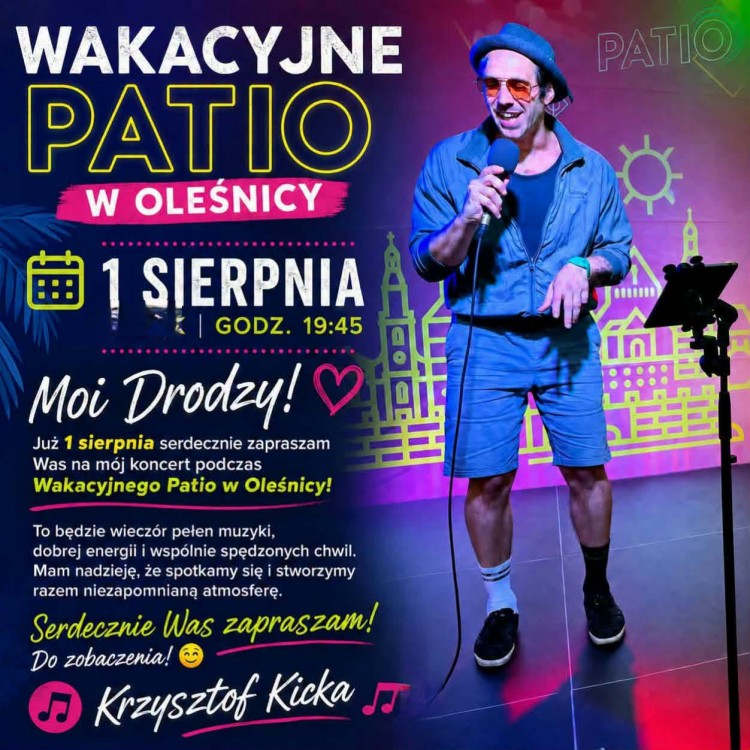 Wakacyjne Patio w Ratuszu. Dwa koncerty w ten weekend!