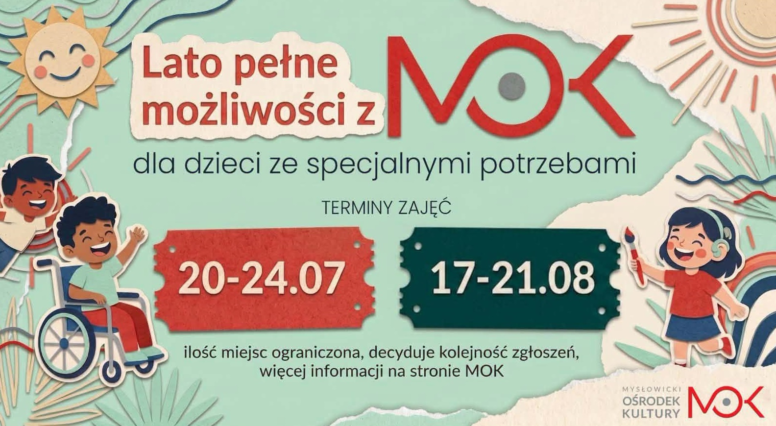 Wakacyjne warsztaty dla dzieci z niepełnosprawnościami