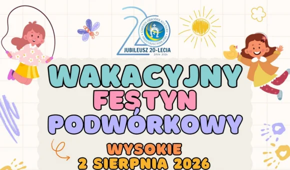 Wakacyjny Festyn Podwrókowy w Wysokiem (zaproszenie)