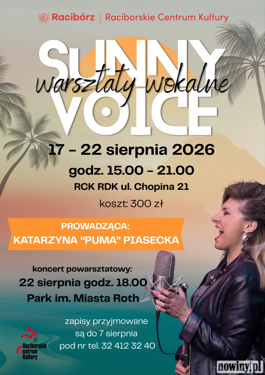 Warsztaty wokalne w RCKu z Katarzyną "Pumą" Piasecką