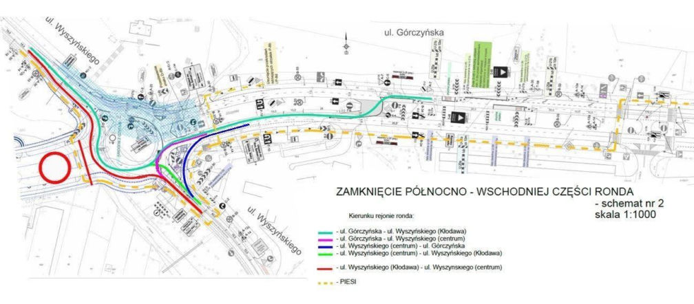 Ważne zmiant na rondzie Barlineckim!