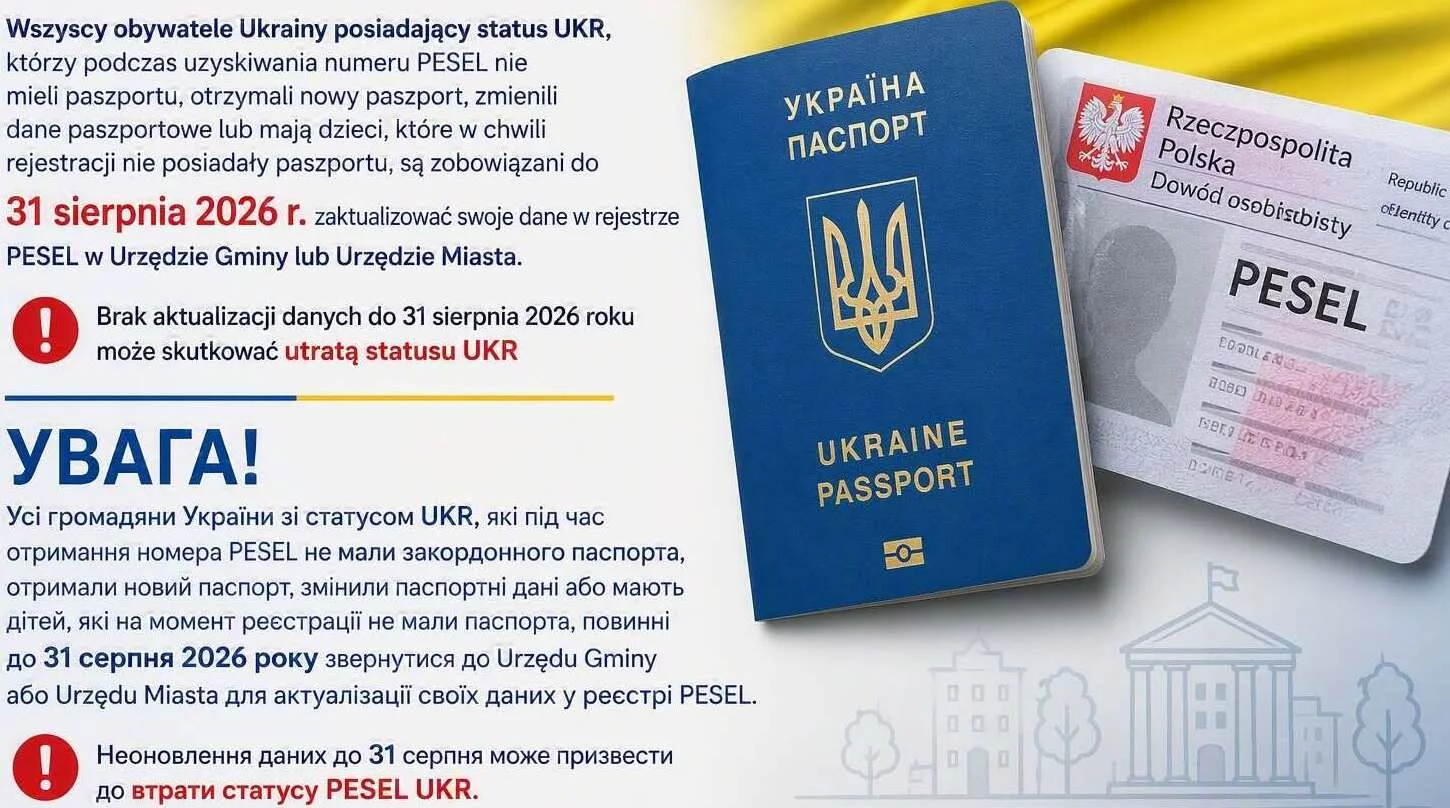 Ważny komunikat dla obywateli Ukrainy w powiecie łowickim. Czasu jest mało, grozi utrata statusu UKR!