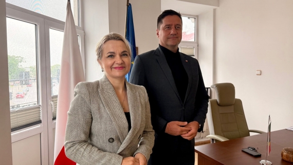 Wiceminister rolnictwa Małgorzata Gromadzka, poseł Jacek Niedźwiedzki, fot. Anna Auron-Wasilewska