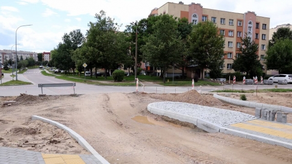 Imię Ofiar Rzezi Wołyńskiej ma otrzymać rondo powstające u zbiegu ulicy Sybiraków i Kazańskiej, 9.07.2026, fot. Mariusz Chrzanowski/Facebook
