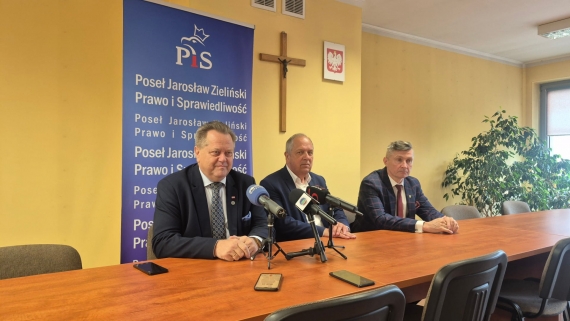 Konferencja prasowa zapowiadająca obchody 81. rocznicy Obławy Augustowskiej w Gibach, fot. Areta Topornicka
