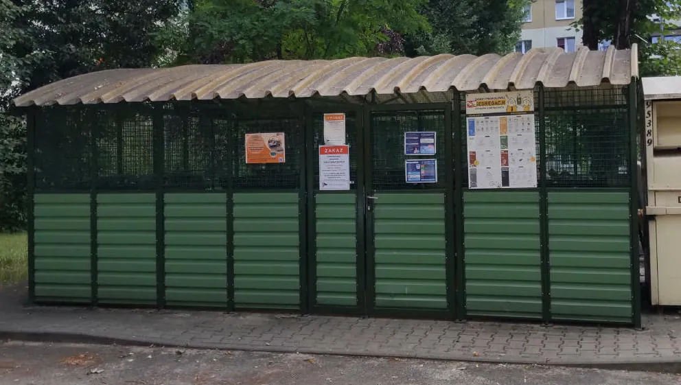 Wiaty śmietnikowe Spółdzielni Mieszkaniowej w Śremie są już zamykane na klucz