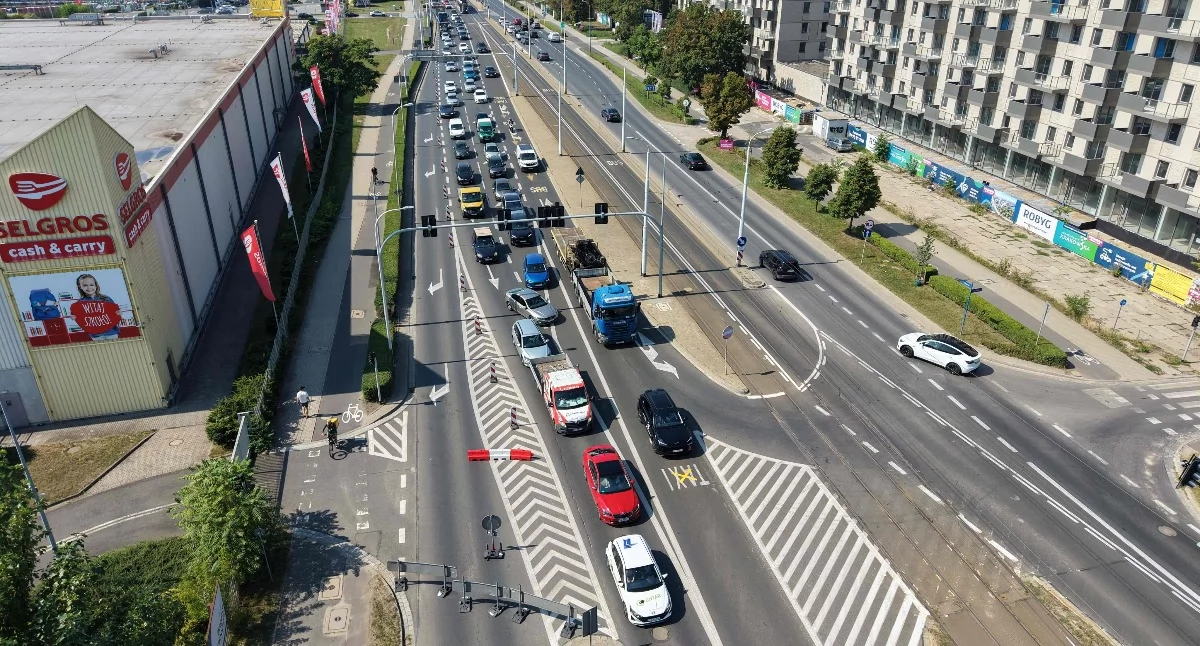 Wielki korek na Krakowskiej. I tak przez n…