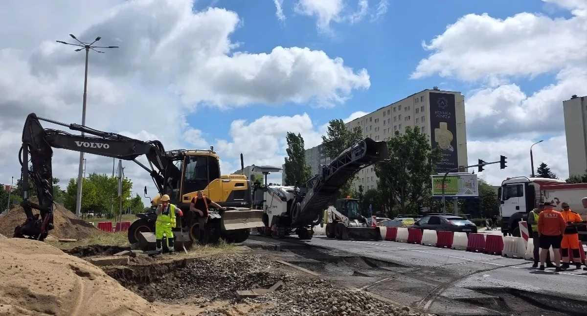 Wielki remont w Toruniu za prawie 70 mln zł. Trzy pasy zostały wyłączone z ruchu