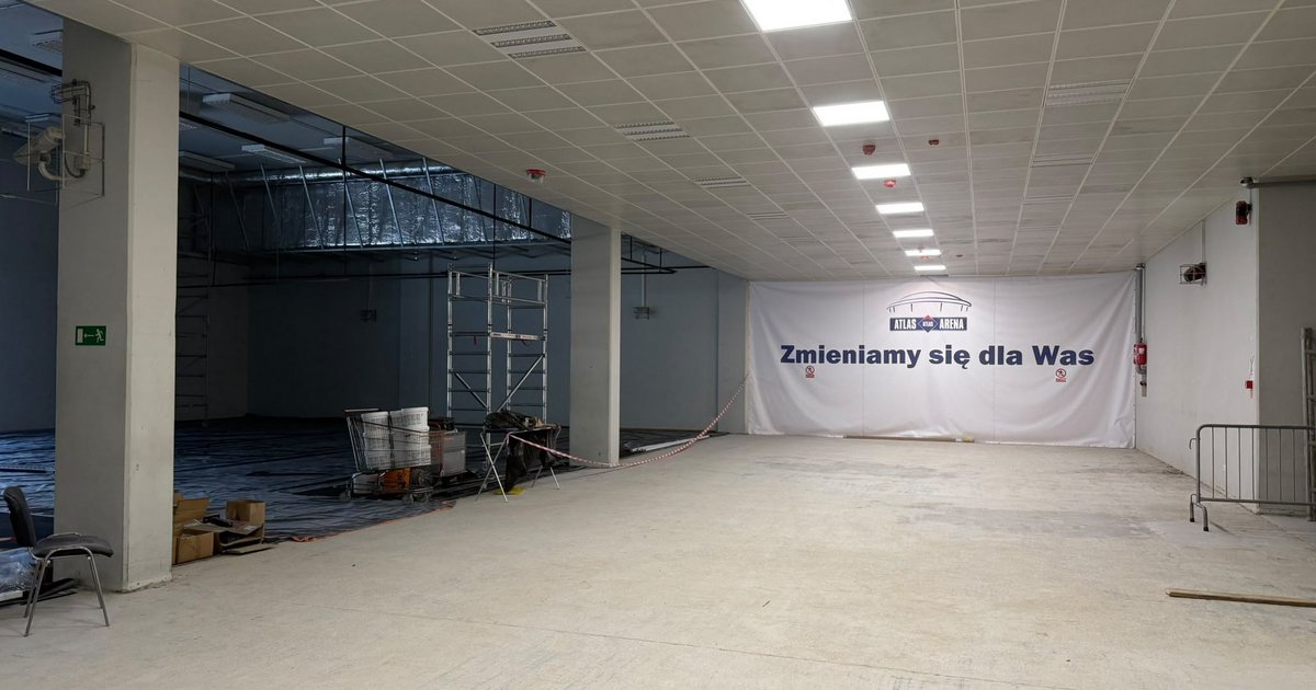 Wielki remont za kulisami Atlas Areny! Sporo nowości