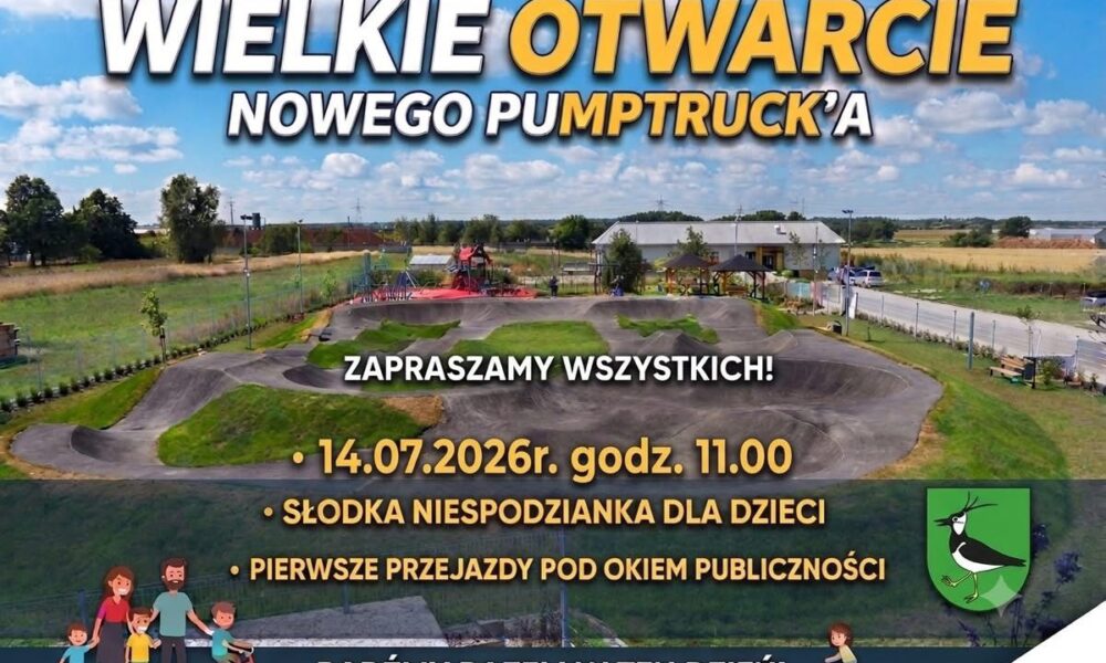 Wielkie otwarcie pumptracka w Czajkowie