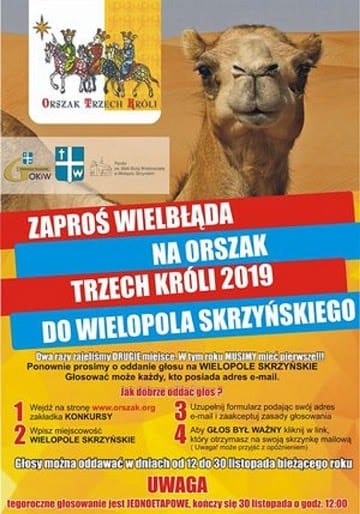 Wielopole Skrzyńskie – „GŁOSUJ NA WIELBŁĄDA 2019”