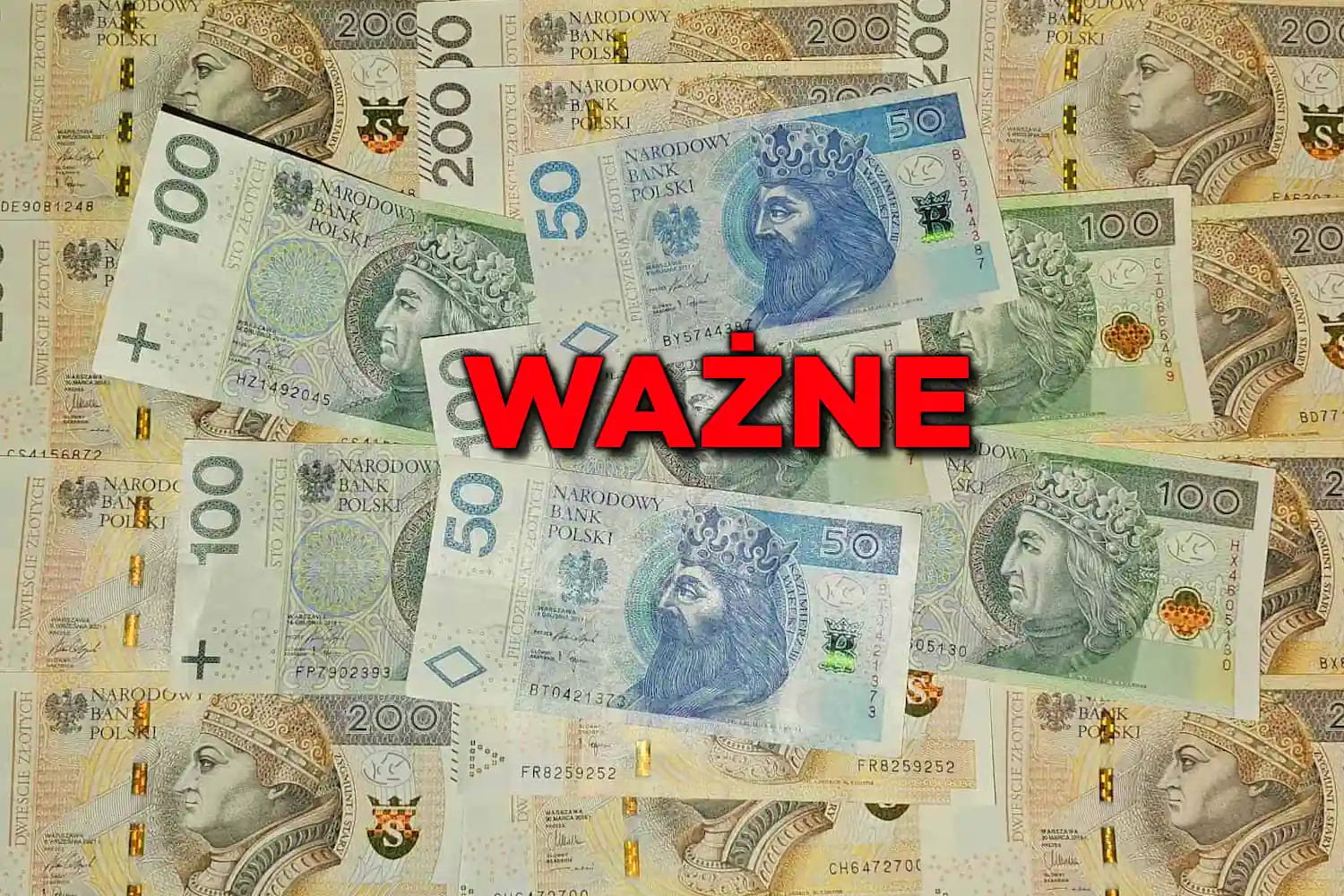 Pieniądze w nieładzie. Fot. Warszawa w Pigułce