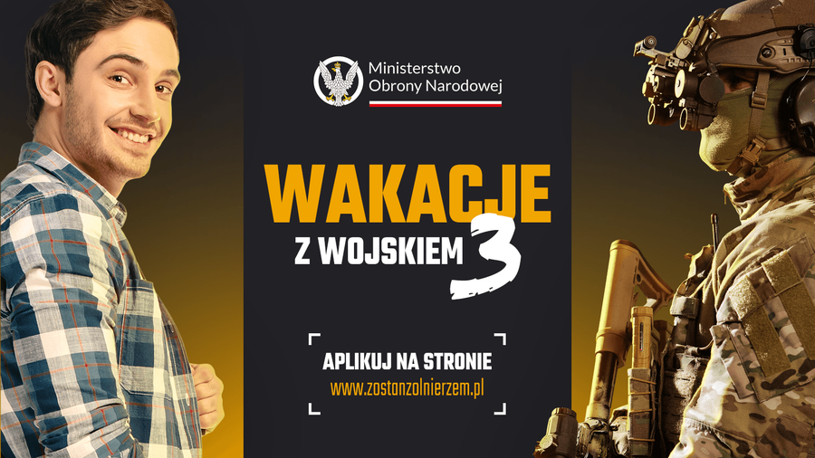 Wojsko Polskie zaprasza do udziału w programie „Wakacje z wojskiem 3”!