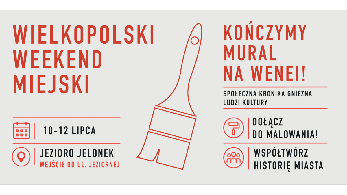 Wspólnie kończymy mural na Wenei