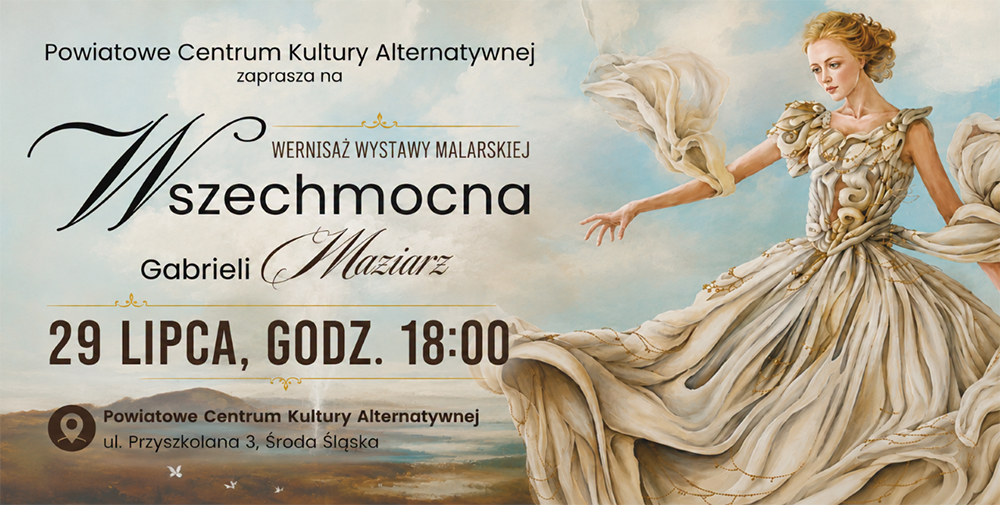 „Wszechmocna”. Wernisaż wystawy Gabrieli Maziarz w Powiatowym Centrum Kultury Alternatywnej