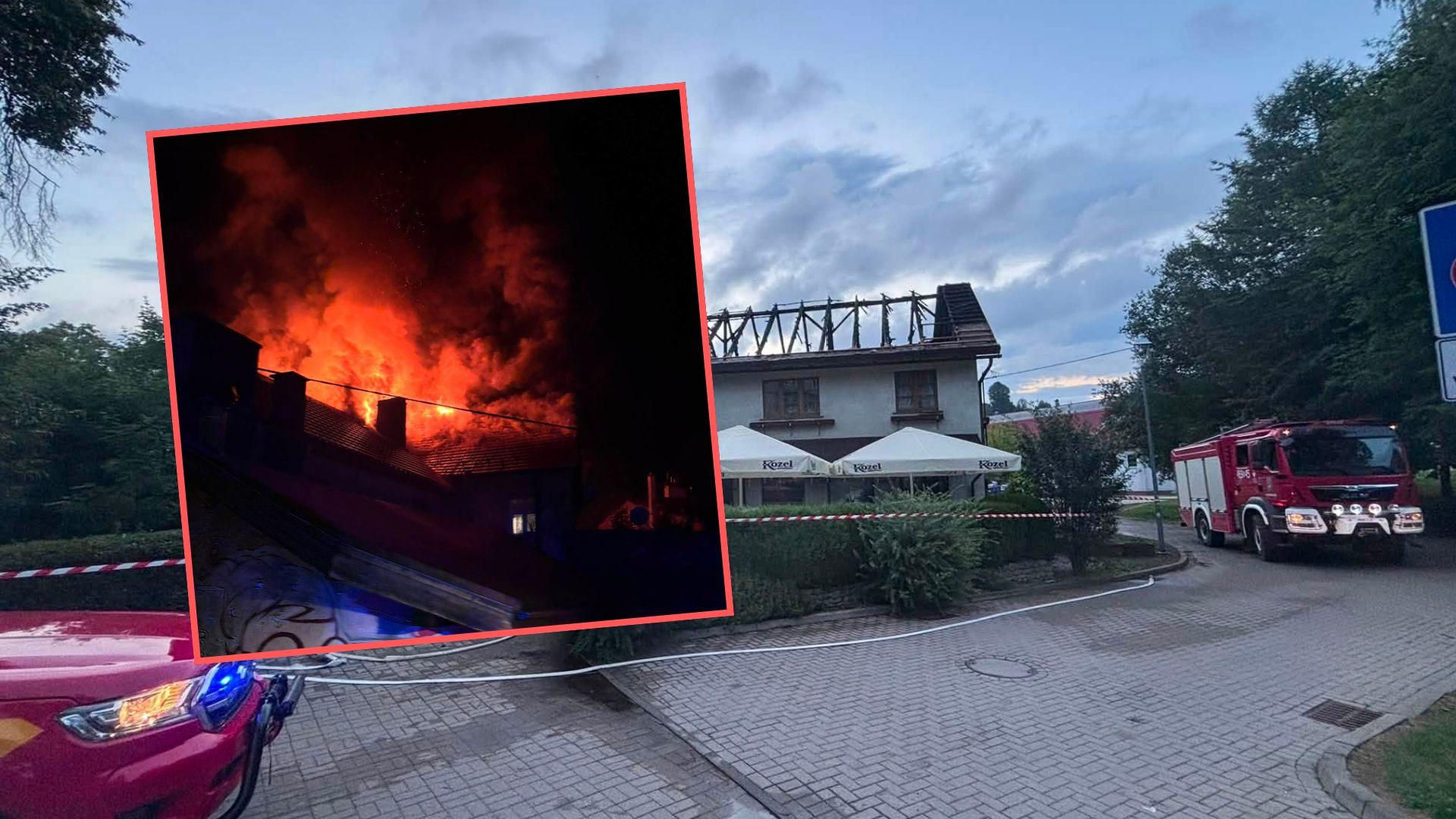 Wybuchł pożar, mieszkańcy uciekali z budynku. Jedna osoba zginęła