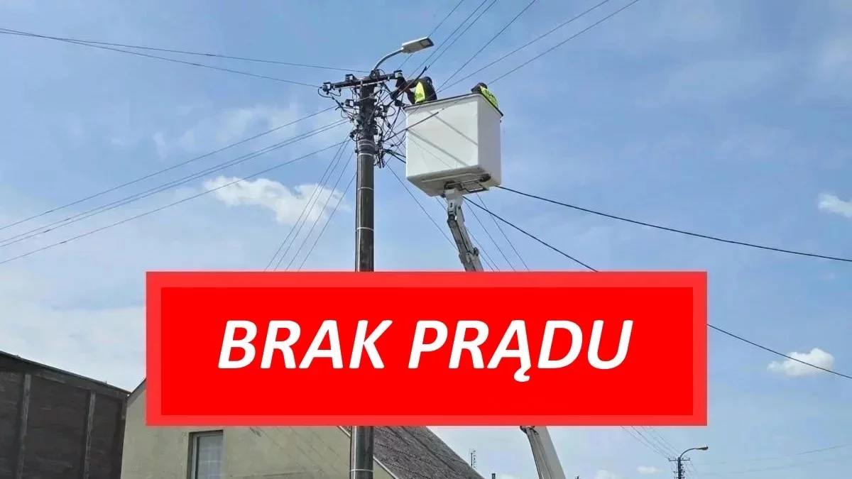 Wyłączenia prądu w naszym regionie. Komunikat na najbliższy tydzień