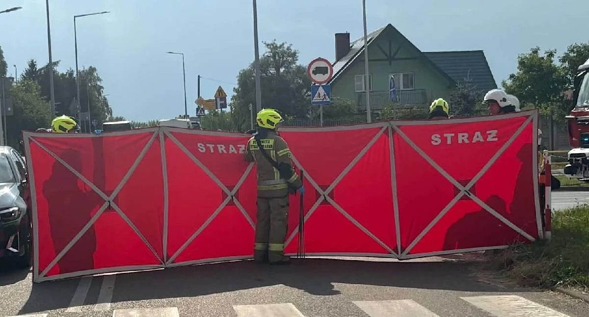 Wypadek motocyklisty w Turku. Do rannego wysłano karetkę z Uniejowa