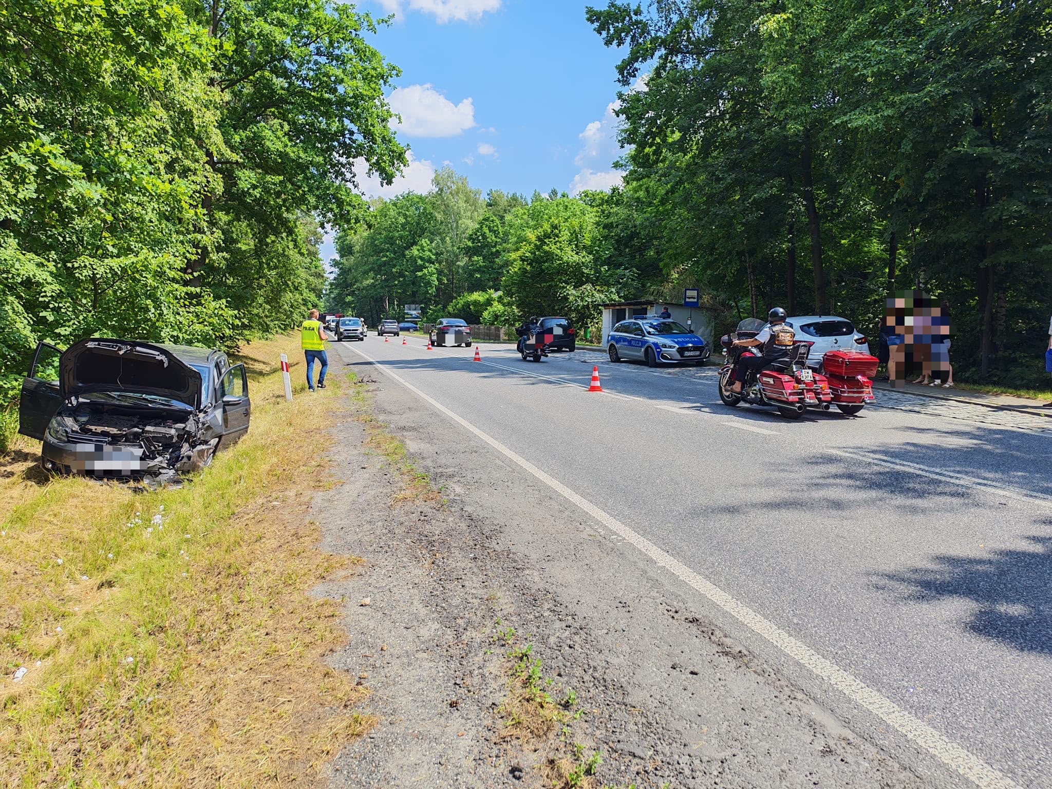 Wypadek na DK74
