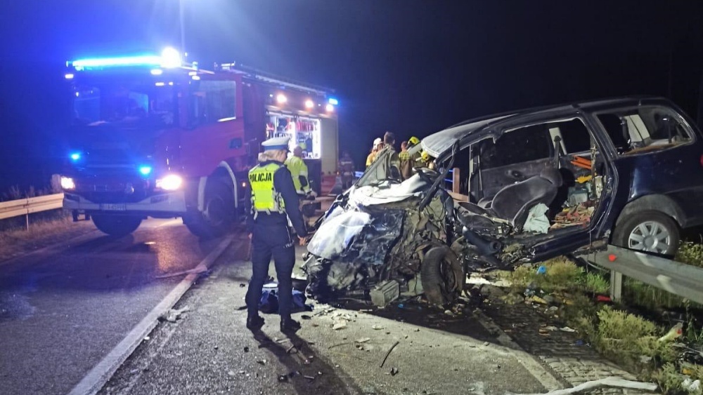 Wypadek na trasie Ełk – Białystok