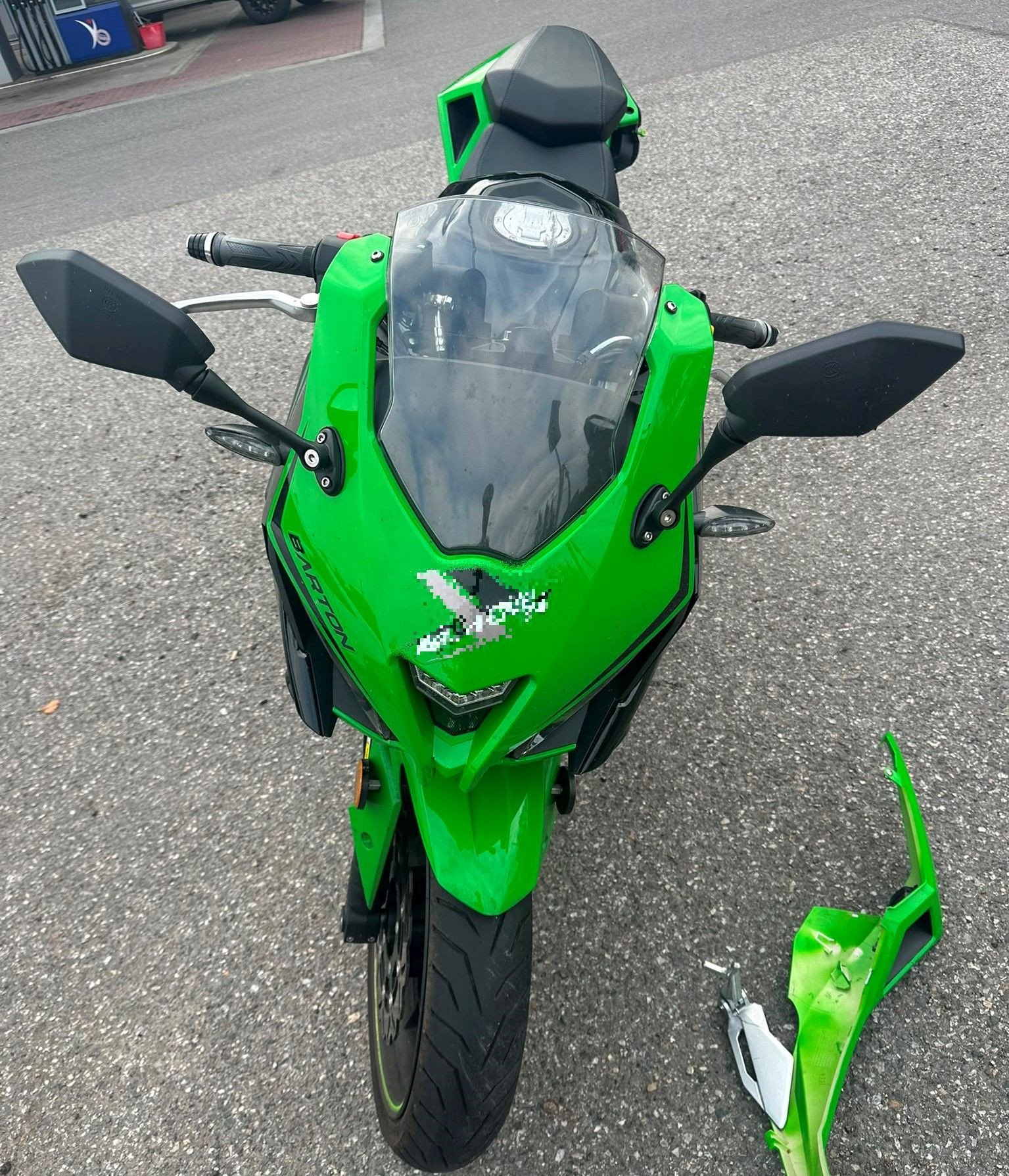 Wypadek pijanego motocyklisty w Polance Wielkiej