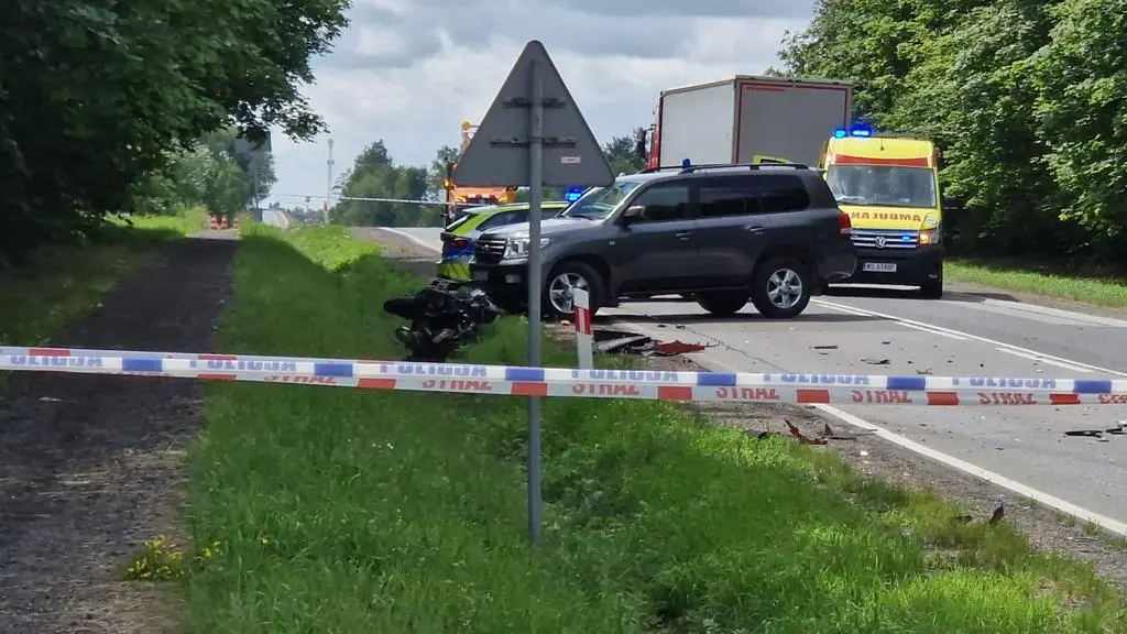 Śmiertelny wypadek pod Mińskiem Mazowieckim