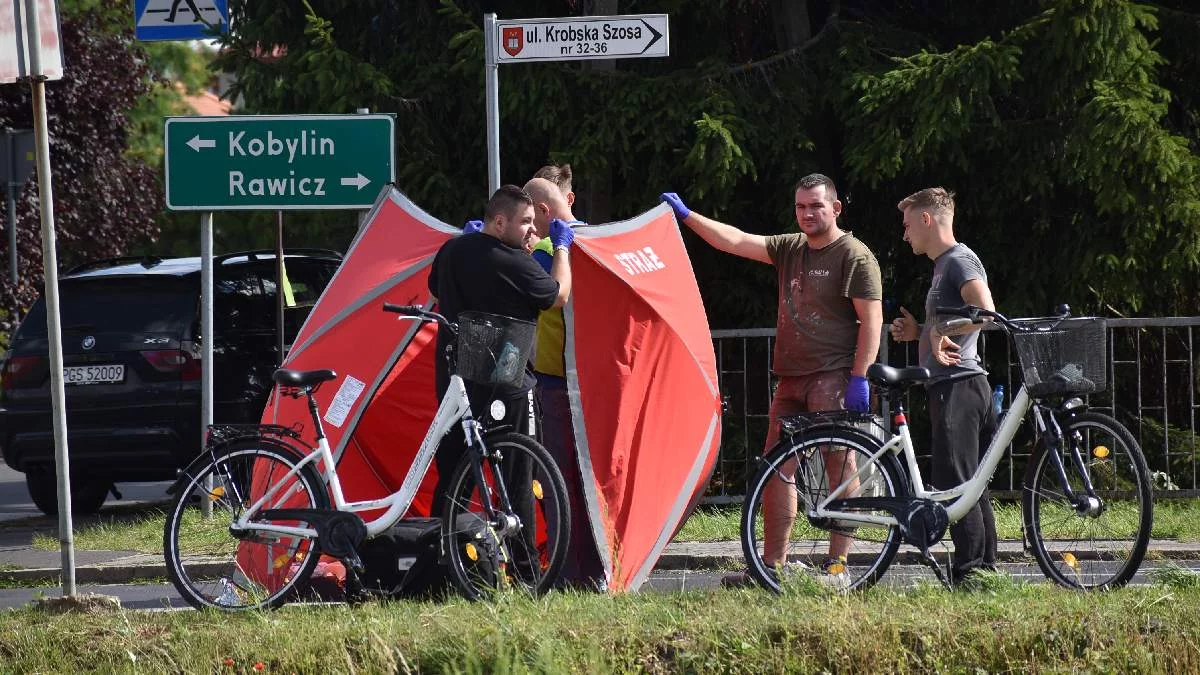 Wypadek śmiertelny przy przyjeździe kolejowym. W 78-latkę na rowerze uderzył TIR, kobieta zginęła na miejscu