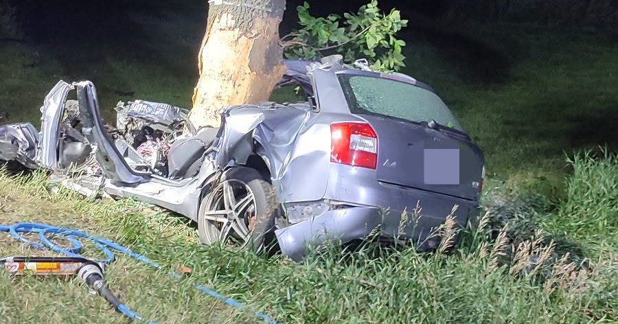 Wypadek w gm. Drobin. Zginął kierowca