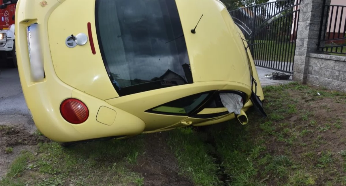 Wypadek w Miękiszu Nowym. Ranny 10-latek przetransportowany do szpitala śmigłowcem LPR