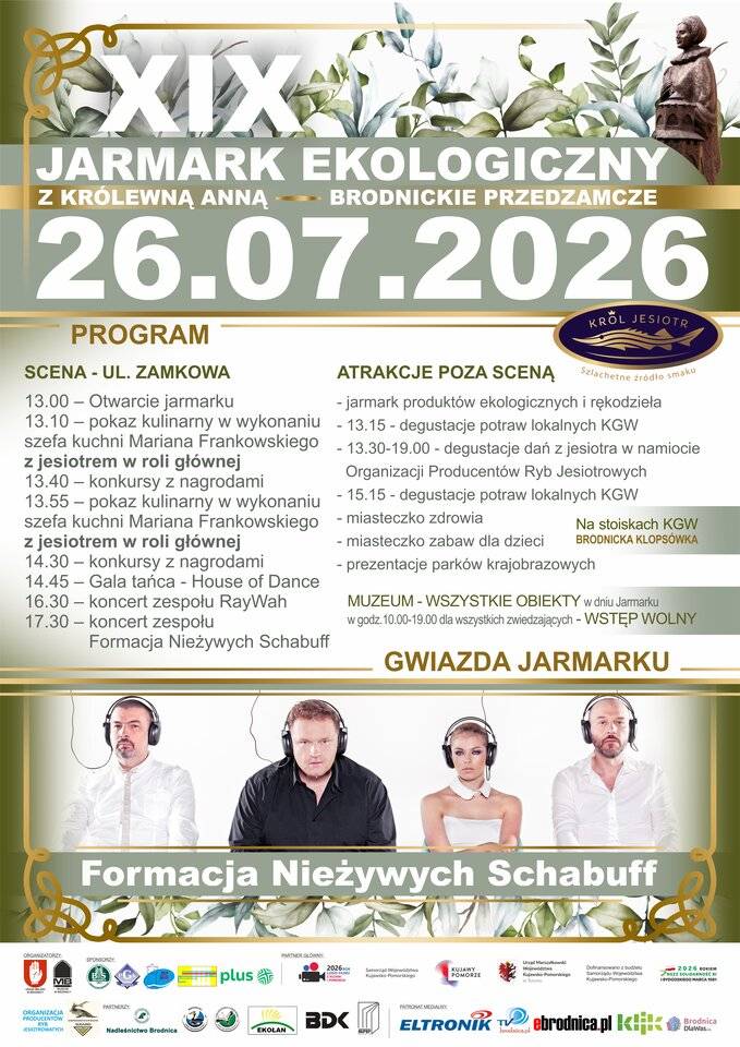 XIX Jarmark Ekologiczny z królewną Anną w Brodnicy