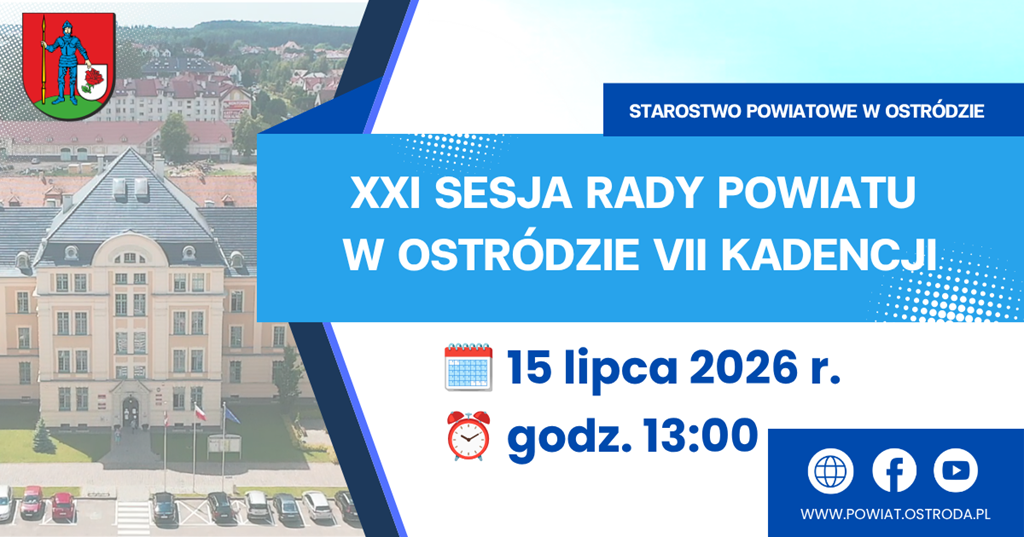 XXI sesja Rady Powiatu w Ostródzie