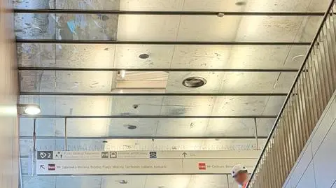 Zdarzenie na stacji Metro Młociny
