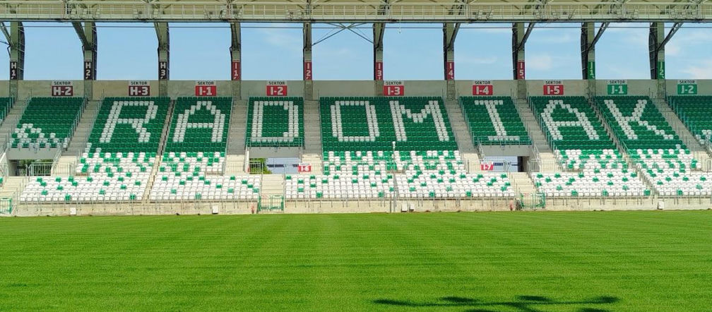 Zakończyła się wymiana części murawy na stadionie Radomskiego Centrum Sportu. Za tydzień pierwszy mecz Ektstraklay.