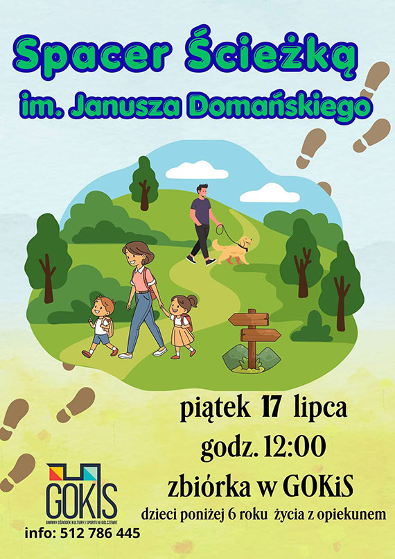 Zapraszamy na spacer Ścieżką Domańskiego!