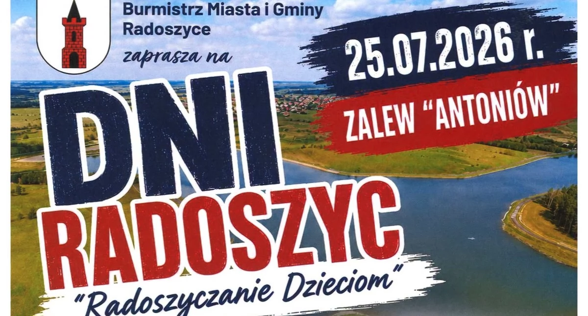 Zaproszenie na Dni Radoszyc - Radoszyczanie Dzieciom. Gwiazdą wieczoru Lanberry