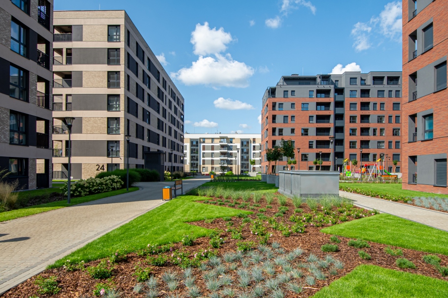 Zielone osiedle blisko centrum. Platanowy Park rozwija się na Osiedlu Leśnym