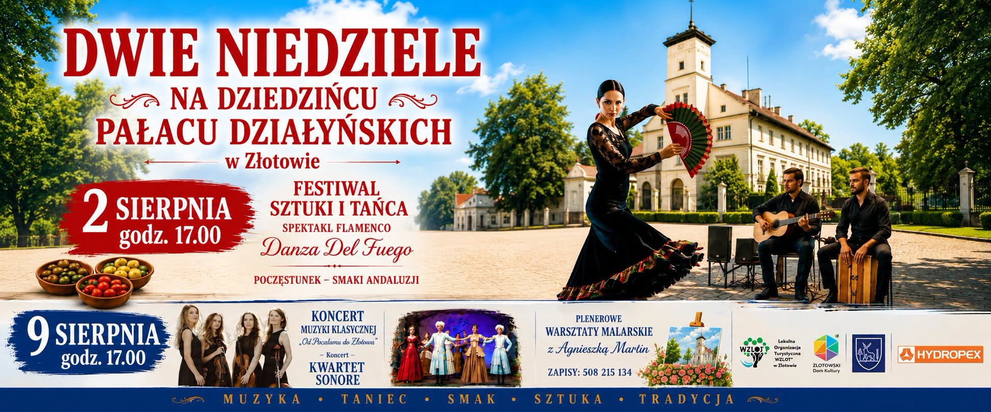 Złotów. Dwie niedziele. Jeden dziedziniec. Wiele artystycznych emocji.