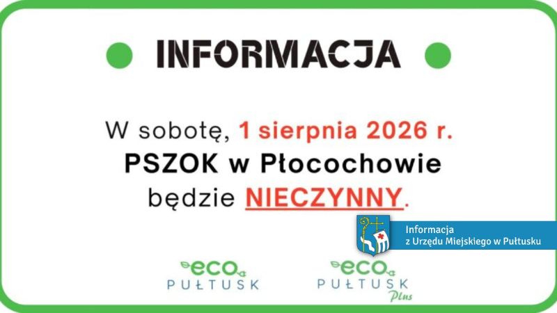 Zmiana godzin funkcjonowania PSZOK w Płocochowie