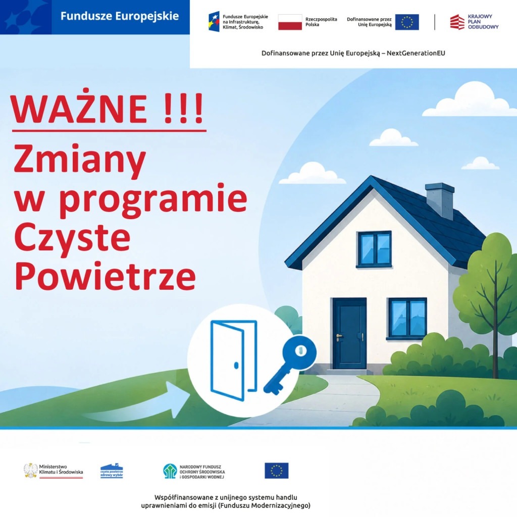 Zmiany w Programie Czyste Powietrze: od 20 lipca łatwiej skorzystasz z dotacji
