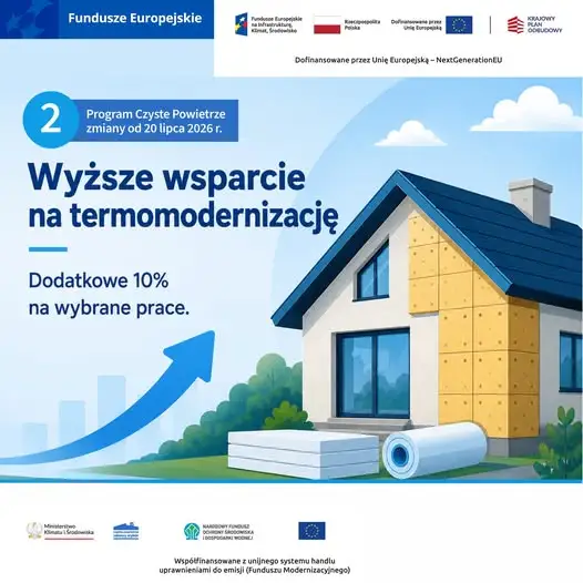 Zmiany w programie Czyste Powietrze od
