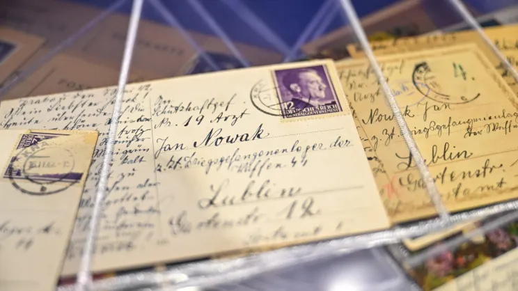 Listy i dokumenty więźnia obozów koncentracyjnych