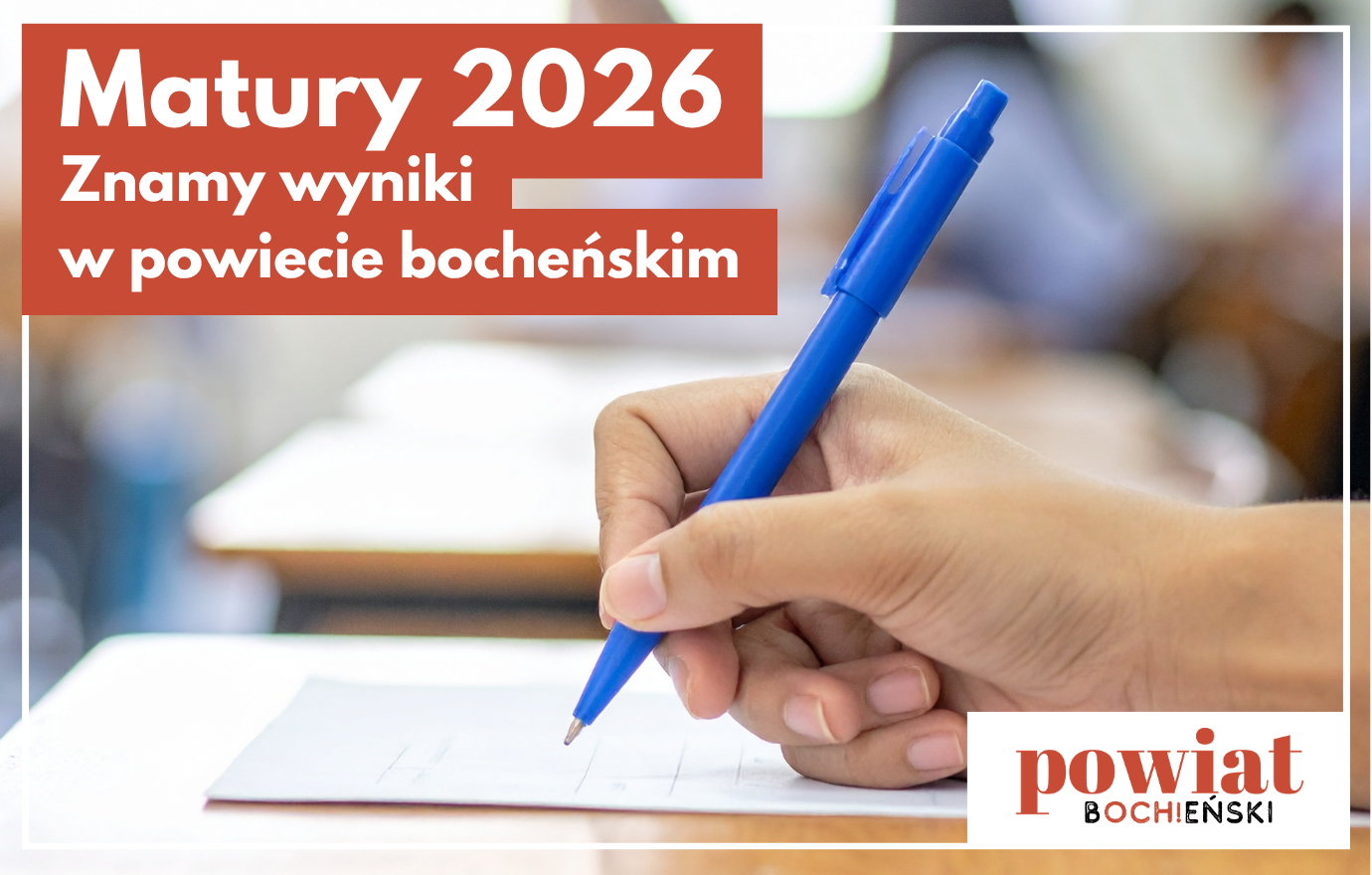 Znamy wyniki matur 2026 w Powiecie Bocheńskim