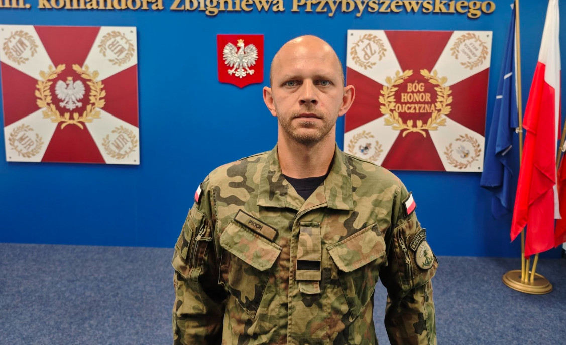 Żołnierz uratował życie nastolatka po wypadku hulajnogą