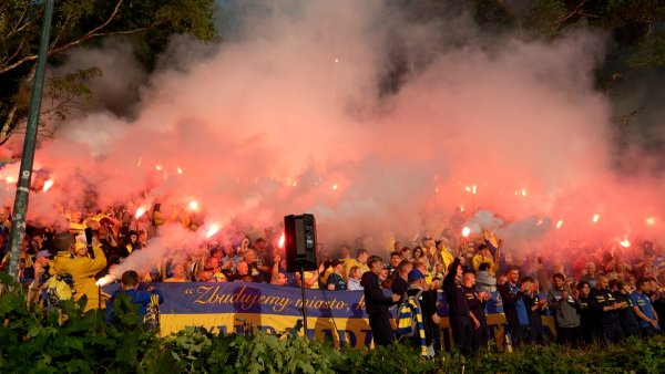 Żółto-niebieska rodzina ponownie spotkała się na „Górce”