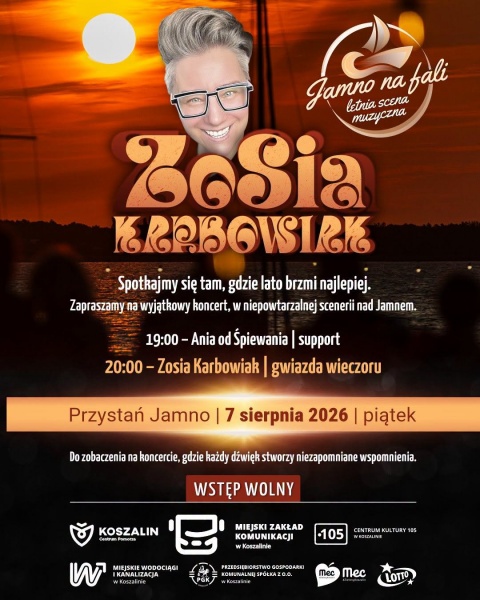 Zosia Karbowiak wystąpi nad Jamnem. Bezpłatny koncert na letniej scenie muzycznej
